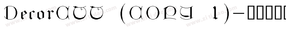 DecorCTT (COPY 1)字体转换